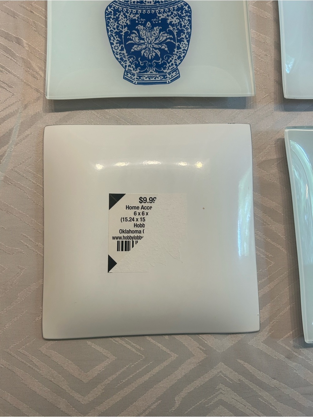 Glass Tile Wall Decor Blue and White China - Picture 7 of 7
